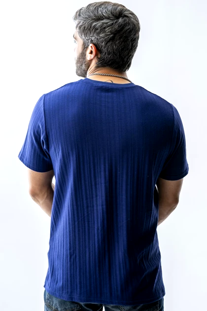 تیشرت بیسیک ژاکارد مردانه