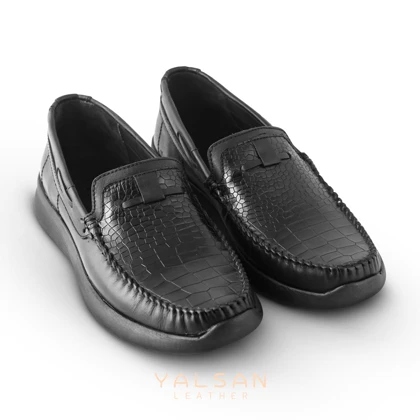 ست کیف و کفش مردانه چرم یلسان مدل ماهان کد 935-LAKI-PRM