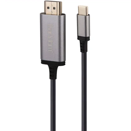 کابل تبدیل تایپ سی به HDMI ارلدام Earldom مدل ET-W34 طول 2 متر