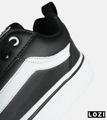 کفش اسنیکرزمردانه زنانه مشکی سفید VANS مدل 8072