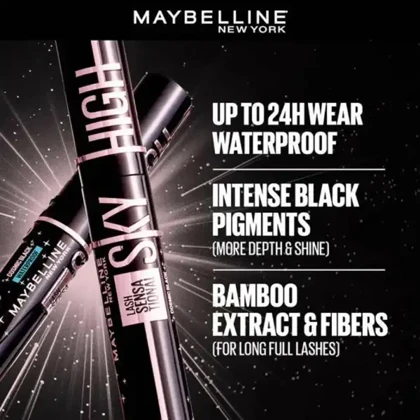 ریمل بلندکننده اسکای های مشکی میبلین Maybelline Lash Sensational Sky High Mascara (Black)