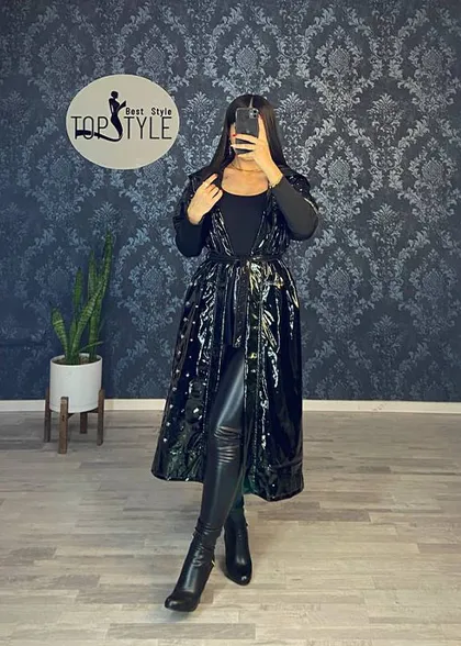 بارانی ورنی کد : 7720