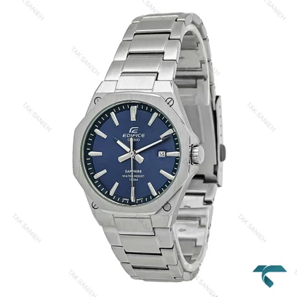 ساعت کاسیو ادیفایس EFR-S108 مردانه سیلور صفحه سرمه ای Ediffice-7263-G