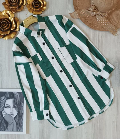 شومیز مانتویی مهگل کد 50507