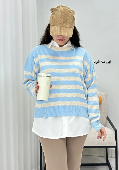 پلیور بافت زبرا