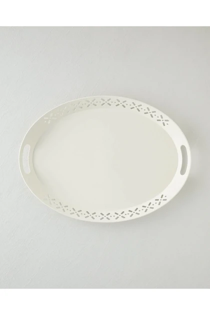 سینی English Home مدل Core Metal فلزی - کرم