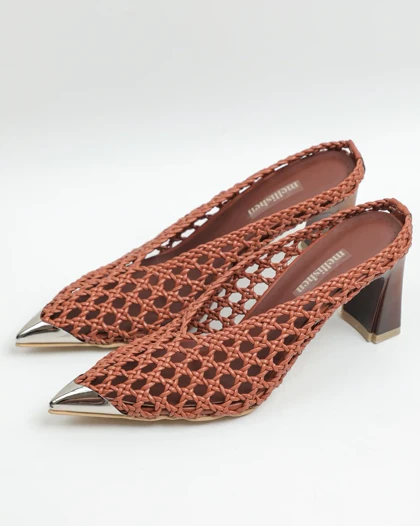 751 - صندل حصیری پنجه فلز 751