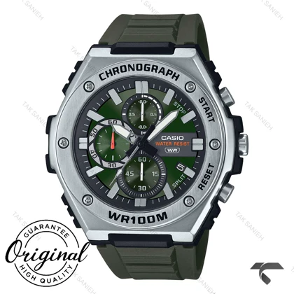 ساعت کاسیو مردانه MWA-300H-3AV اصل استیل سبز Casio-11826-G
