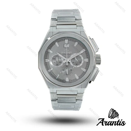 ساعت مردانه الگانس diamond سیلور صفحه طوسی m-10235