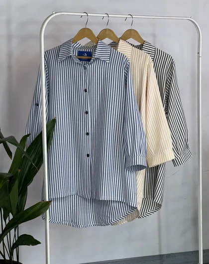 مانتو دکمه دار سالینا