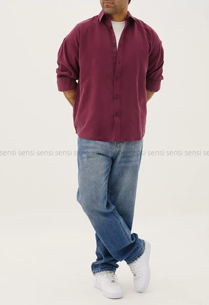 پیراهن مردانه آستین بلند سیلک کد20000065