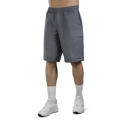 شلوارک ورزشی مردانه نایک مدل DRS-3D467 چهار جیب طوسی تیره