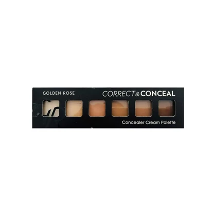 پالت کانسیلر گلدن رز مدل Correct and Concealer شماره 02