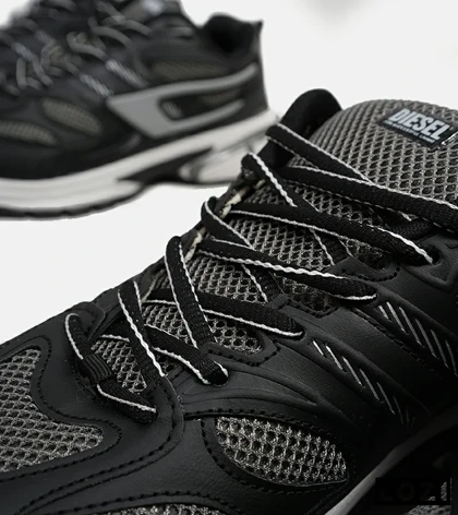 کفش کتانی مردانه مشکی خاکستری DIESEL S-SERENDIPITY SPORT مدل 5386