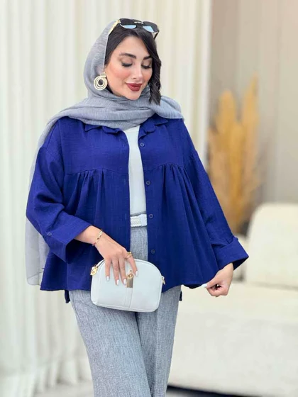 مانتو چین‌دار نیارا