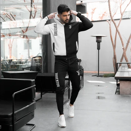 ست سویشرت شلوار یوونتوس مردانه مدل TOPAN ویژه