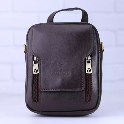 کیف دوشی چرم چرمسال کوچک کد 571