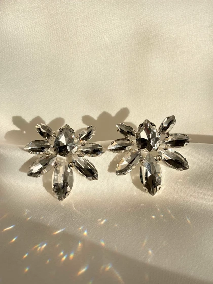 گوشواره طرح جواهر برند زارا کد 9102