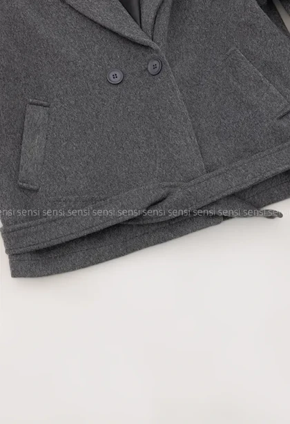 کراپ کت موهری آستر دار کد1005034