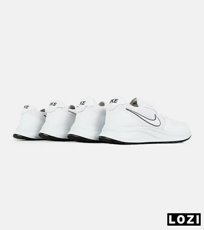 کفش کتانی مردانه و زنانه سفید NIKE air zoom مدل 7384