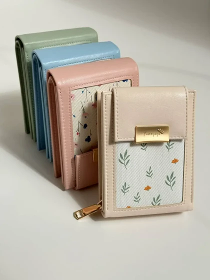 7408-کیف پول flower