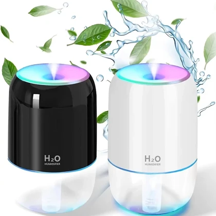بخور سرد و رطوبت ساز مدل 988 با چراغ LED و حجم 200 میلی‌لیتر