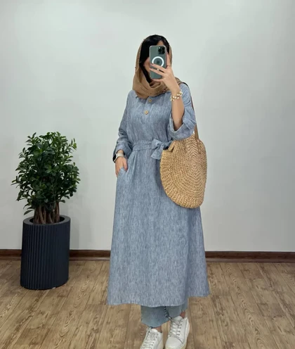 مانتو کفتان لینن کنفی زارا(ایراد دار)
