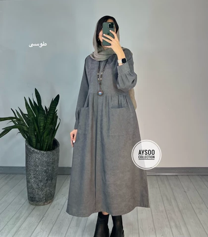 پیراهن مانتویی گیتا