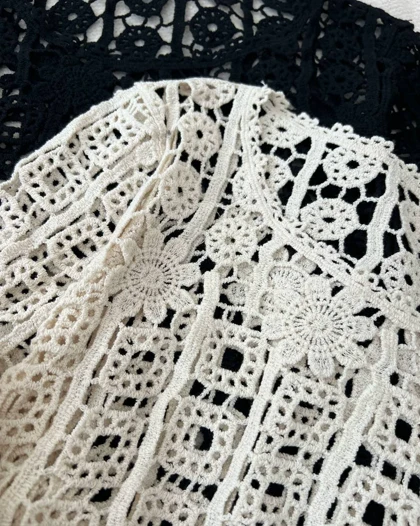 شومیز تمام قلاب بافی اورجینال کد 5029