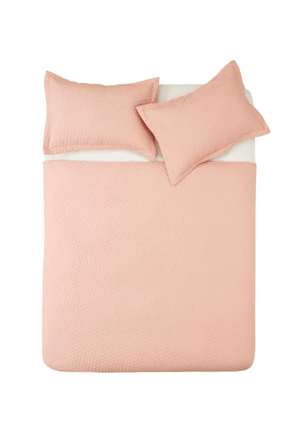 روتختی دو نفره Karaca Home مدل Breeze Soft پلی‌استر - گلبهی