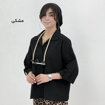 شومیز زنانه لینن پشت دکمه | آی بولک