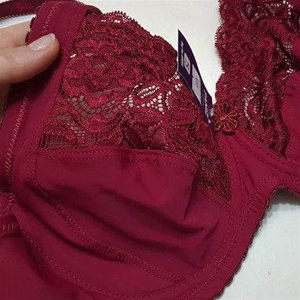 ست شورت و سوتین استرج زنانه پانیذ مدل فنردار زرشکی کد 9008