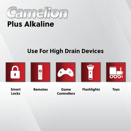 باتری نیم قلمی 4 عددی کملیون Plus Alkaline