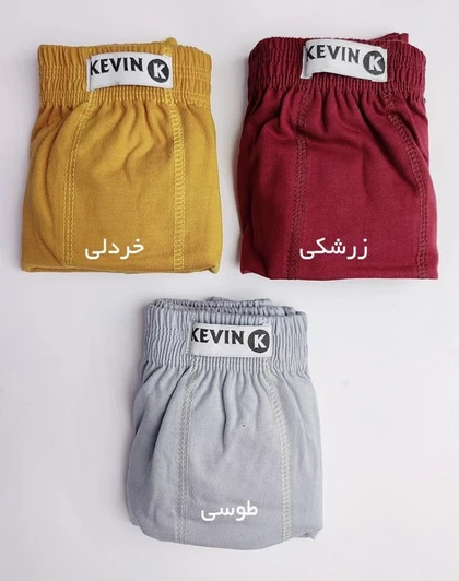 شورت مردانه پادار ساده