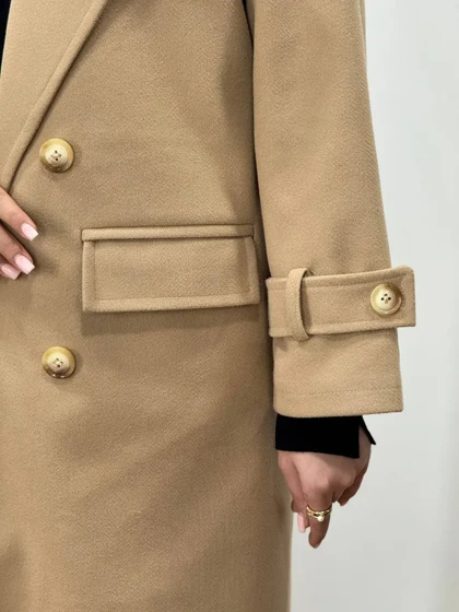 پالتو فوتر بلند آستردار سایدا