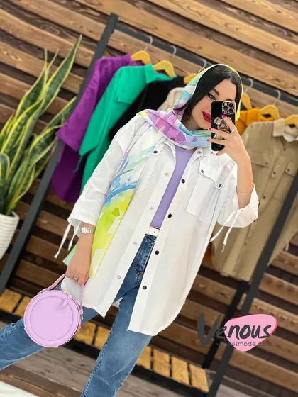 مانتو لینن آستین گت