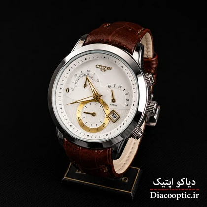 ساعت مچی مردانه موتور ژاپن برند سیتیزن مدل Do1282 چرمی