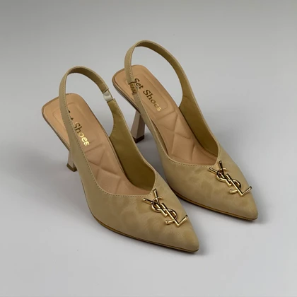 کفش پاشنه‌دار YSL پشت‌باز