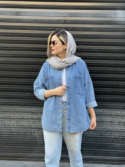 مانتو جین ضخیم