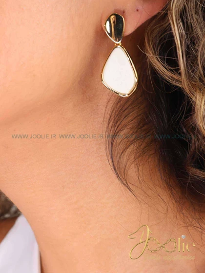 گوشواره زنانه طلا مخمل کد E1151