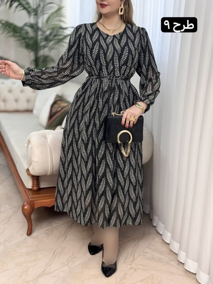 پیراهن حریر پانیذ 2806