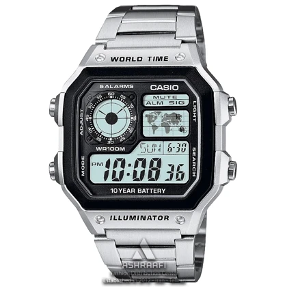 ساعت کاسیو دیجیتالی Casio AE-1200-SK