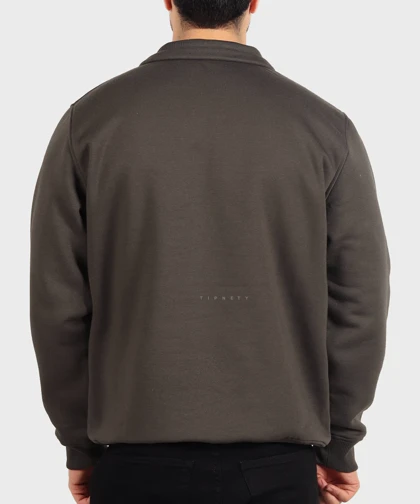 دورس نیم زیپ مردانه ساده 0653