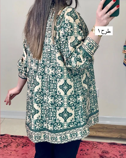 تونیک طرح‌دار پایین حاشیه
