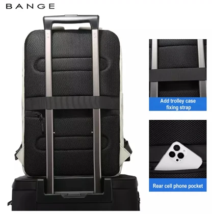 کوله پشتی لپ‌تاپ 15.6 اینچ ضد آب 30 لیتری بنج Bange BG-7856