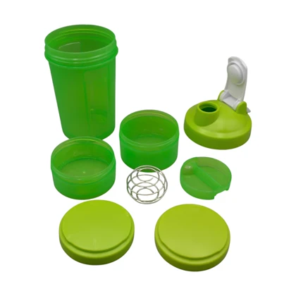 شیکر ورزشی سه تیکه کلاسیک مدل fusion ظرفیت 0.45 لیتر