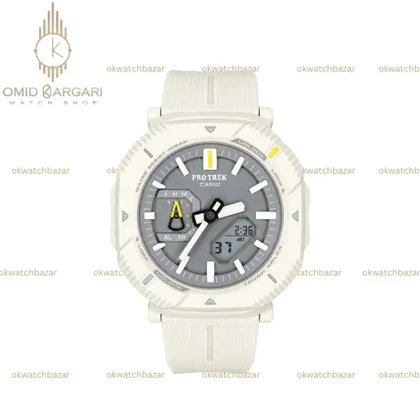 ساعت مچی کاسیو جی شاک پروترک بند رابر کرم Casio G-shock Protrek PRJ-B001-7