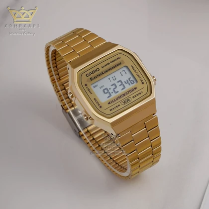 ساعت کاسیو اورجینال مدل Casio A168WG-9WD