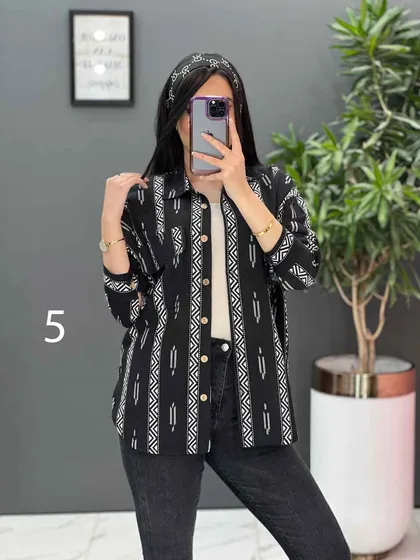 شومیز جلو دکمه سنتی