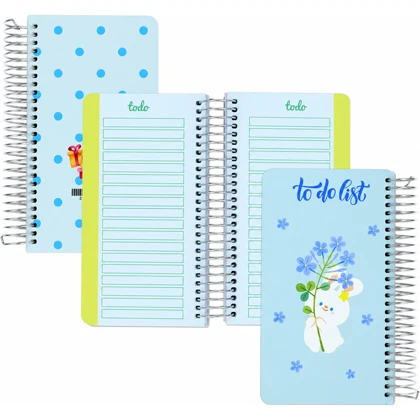 دفترچه یادداشت 160 برگ دوکا DOKA مدل TO DO LIST سیمی جلد سخت